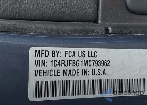 2021 Jeep Grand Cherokee Limited 4X4 из США, поврежденный, VIN 1C4RJFBG1MC793962